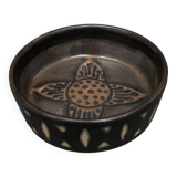Odetta stoneware bowl with geometric decoration by HB Quimper