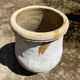 Ancient terracotta pottery jar