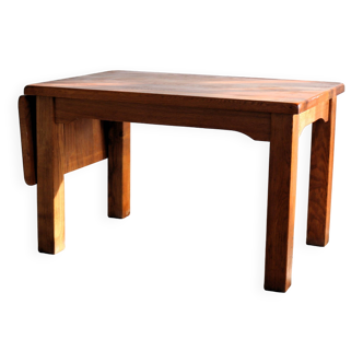 Brutalist dining table | table | oak | 1940s | extendable