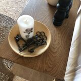 Old rectangular pedestal table