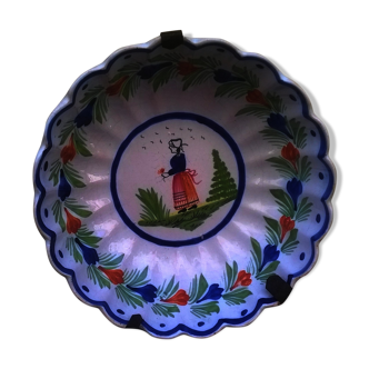 Vintage Quimper Plate