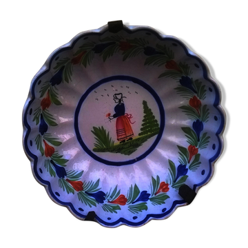 Assiette Quimper vintage