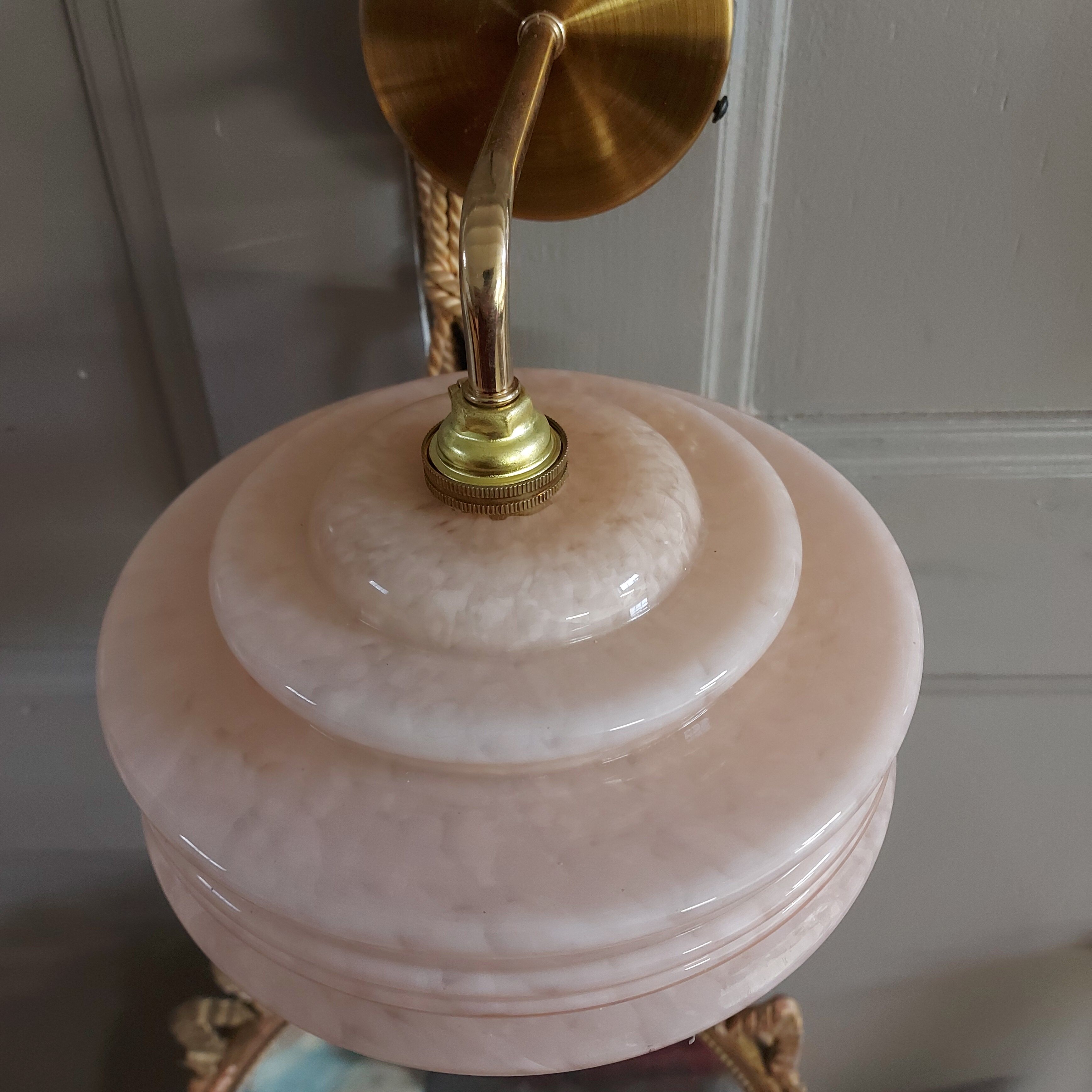 Pink ArtDéco wall light