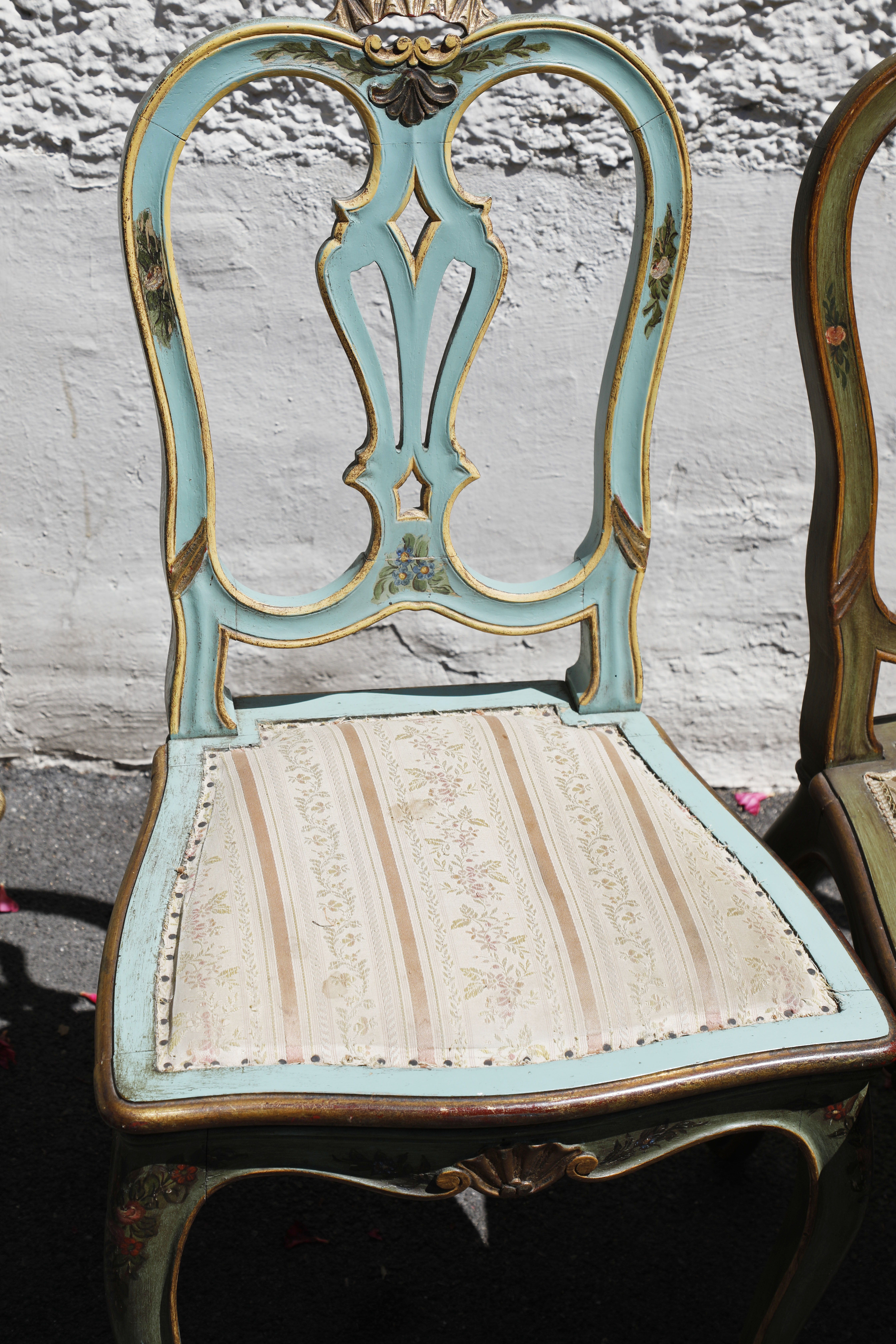 Lot 4 chaises Vénitiennes