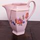 Epiag Czechoslovakia 27-piece art deco pink porcelain coffee set