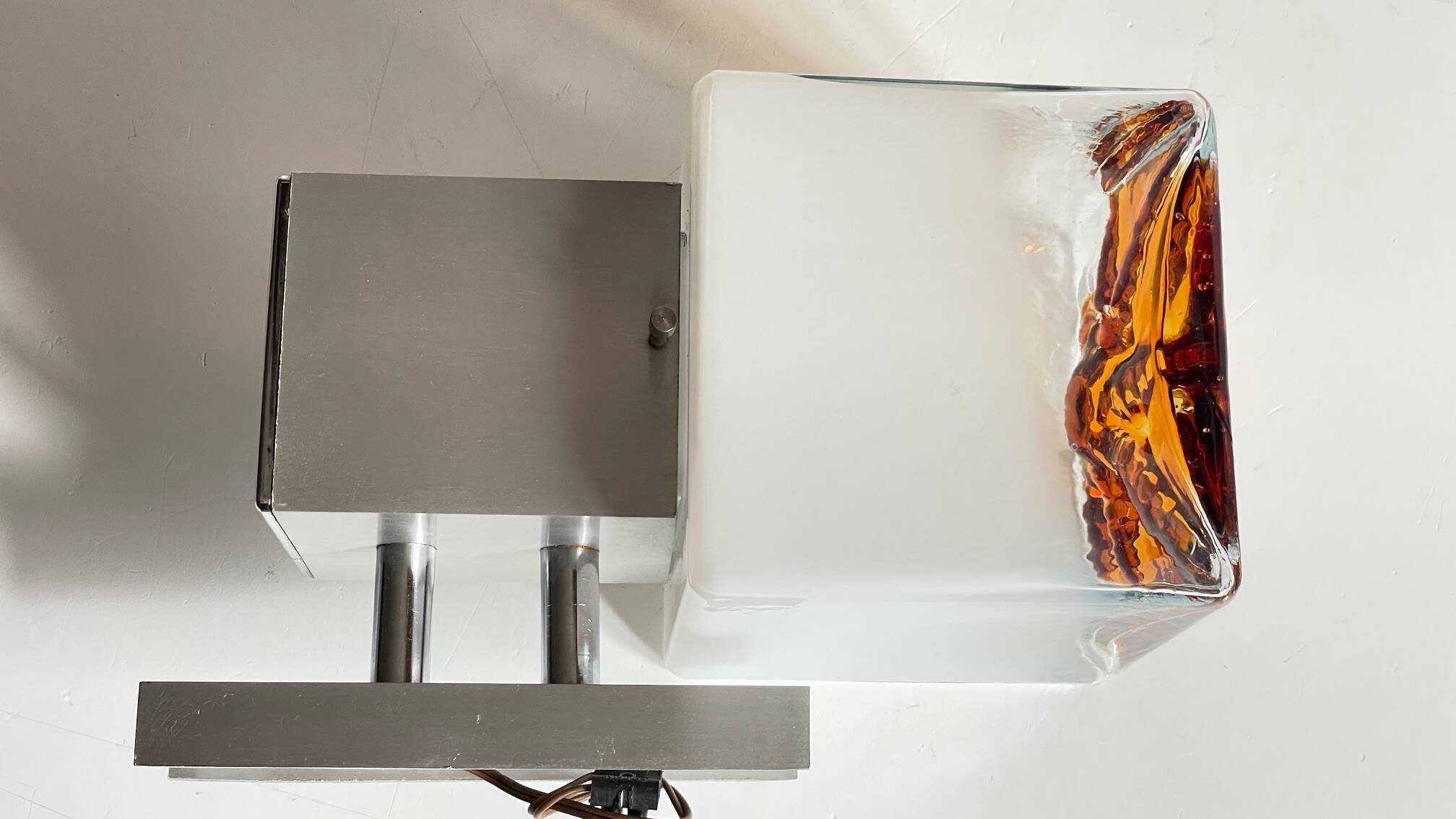 Space age style mazzega wall light