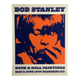 Original silkscreen poster by Robert Stanley, Brian Jones, 1965
