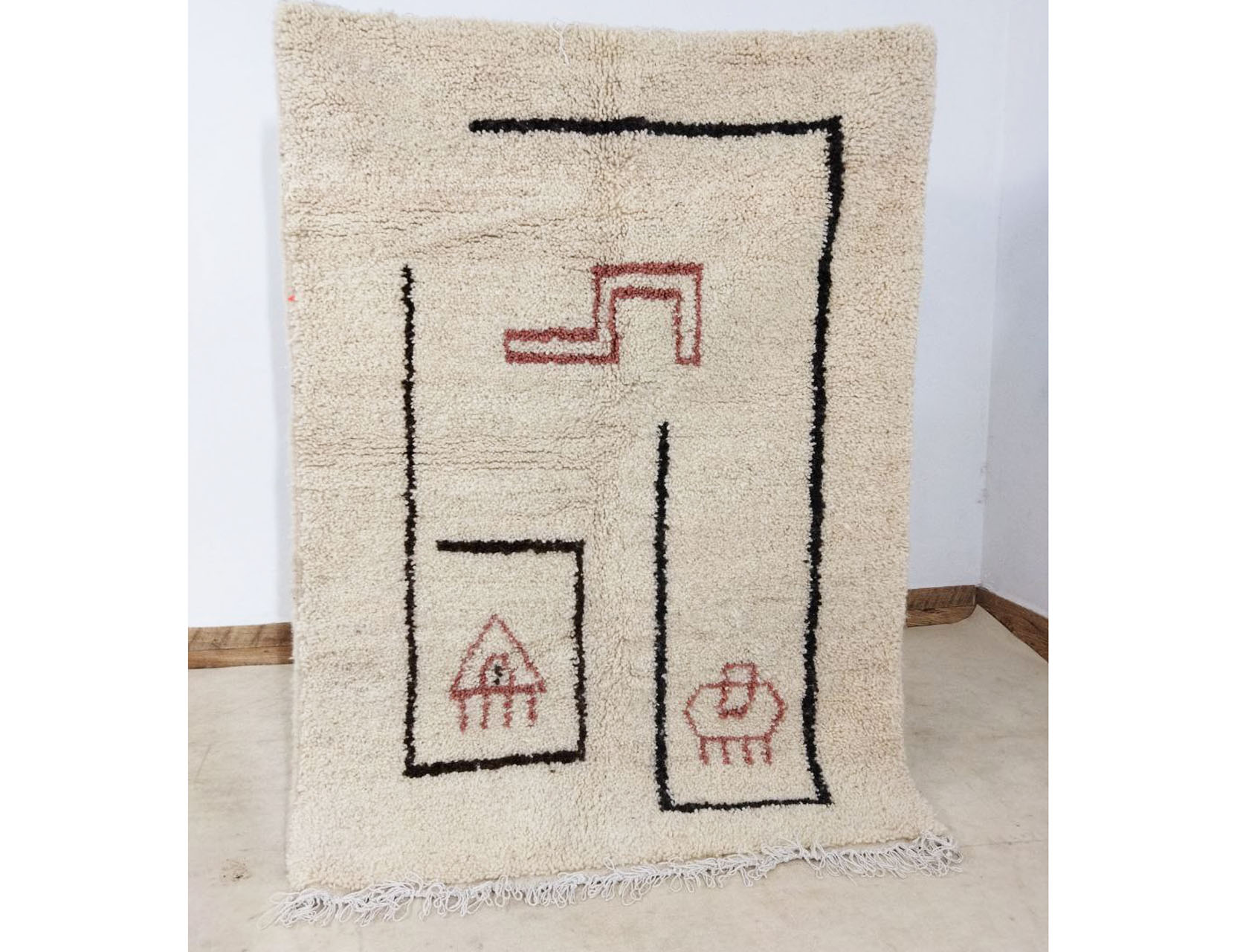 Moroccan Berber Carpet 150x108cm