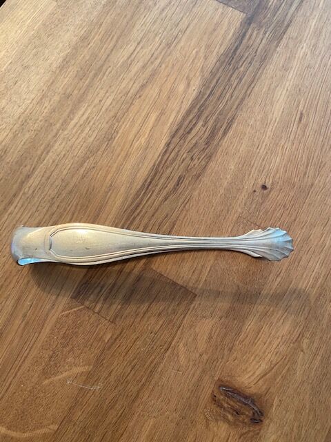 Silver art deco sugar pinch