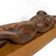 Important Sculpture of a Woman's Body, Cedar and Oak, Brutalism, 1970