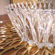 Saladier en verre ciselé