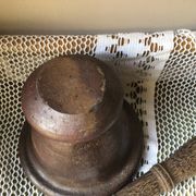 Mortier en fonte et pilon en bois