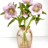 Pink art deco vase