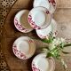 Set of 6 vintage deep plates Model Jane by Céranord