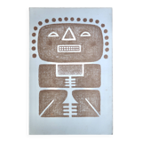 Original Pre-Columbian print, 1960s