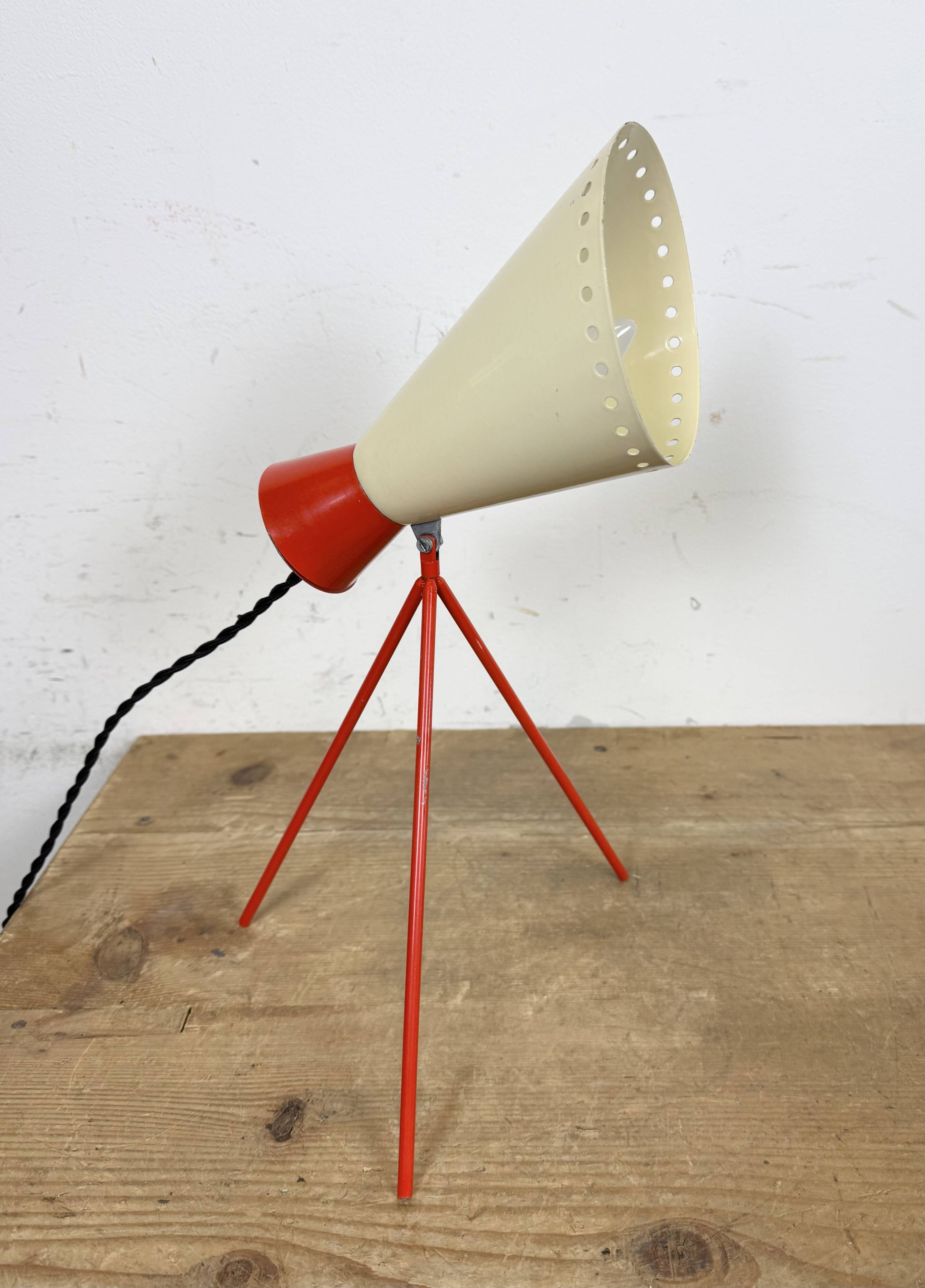 Vintage Midcentury Table Lamp by Josef Hůrka for Napako, 1950s