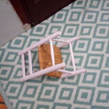 Powder pink child low chair