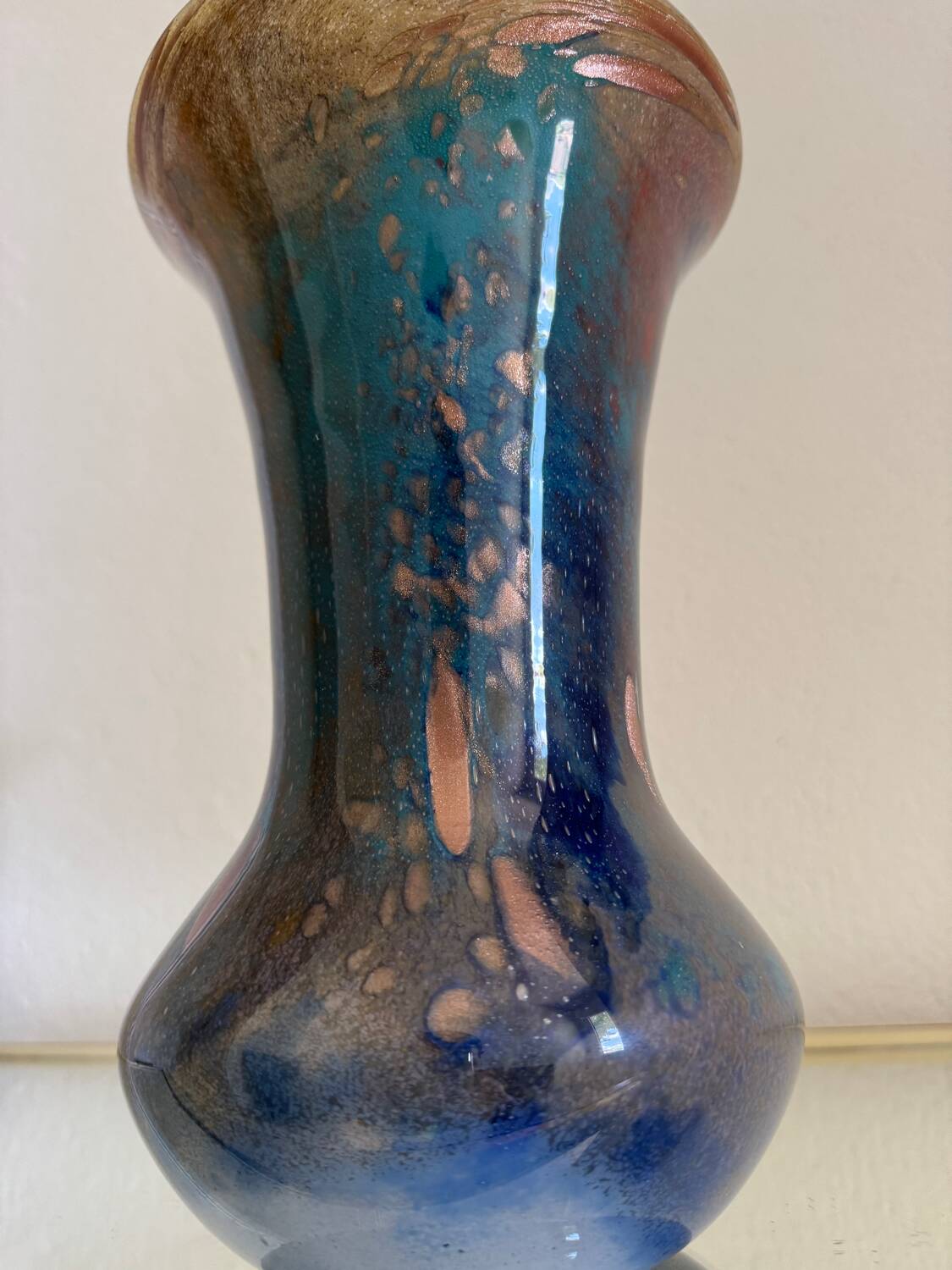Murano glass vase from the 80s