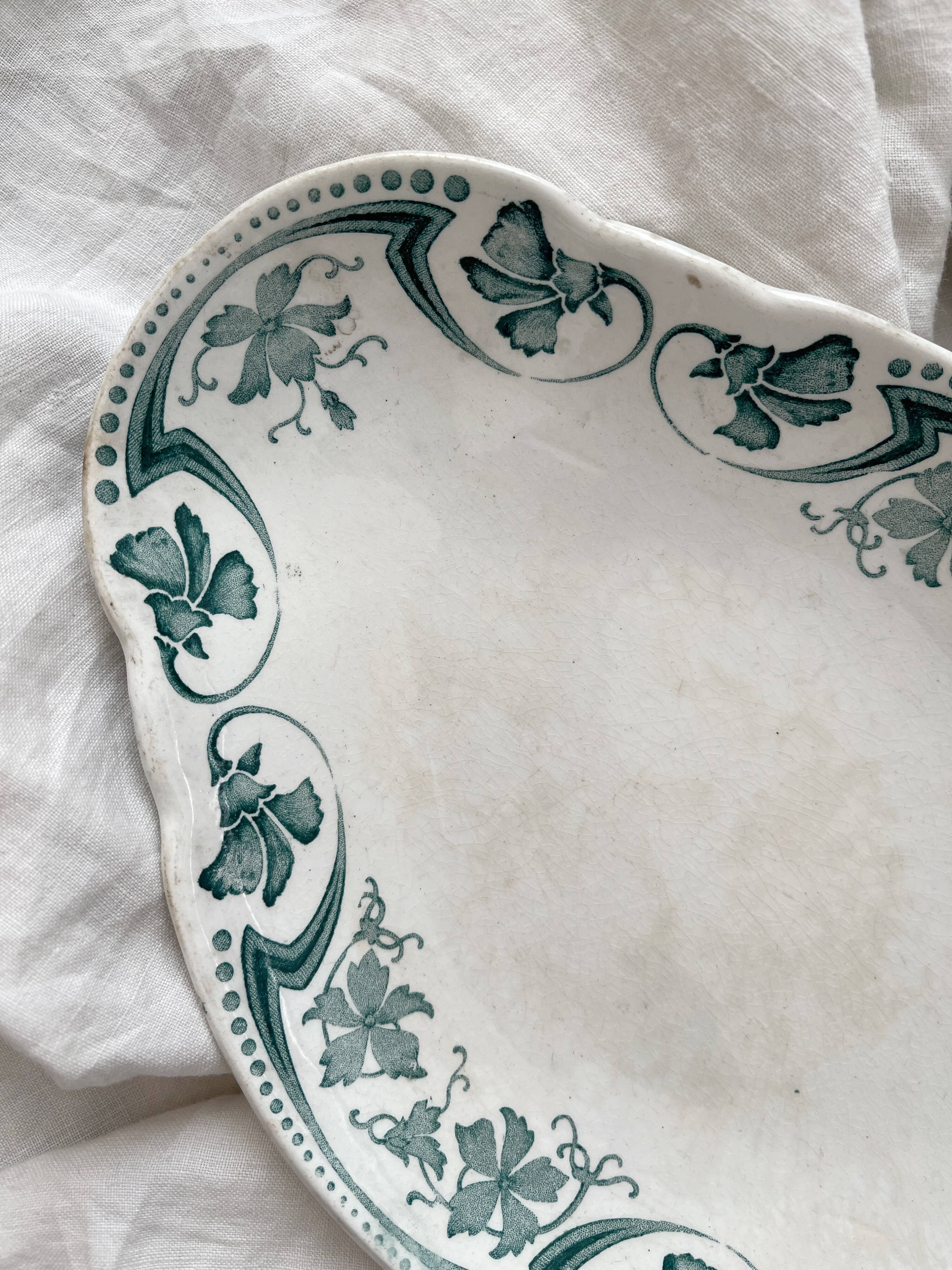 Ironware dish "Lucy" KG Lunéville circa 1900