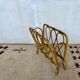 Rattan magazine rack