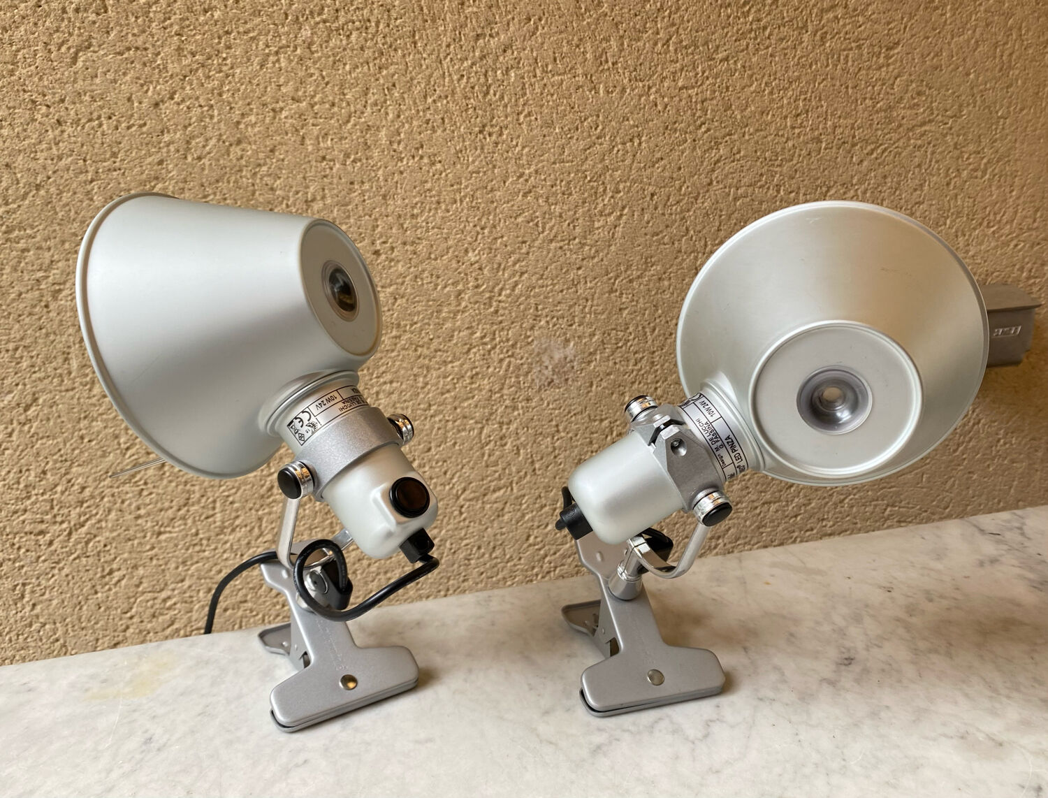 Lamp with clip Tolomeo Artemide Pinza led design Michele by Lucchi & Giancarlo Fassina