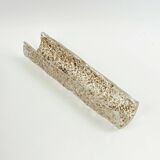 Pair of Mid-Century Tubular Murano Glass Wall Lights from Hillebrand, 1970s