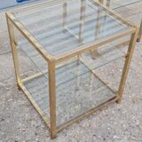 Paire de tables d'appoints Belgochrom 1970