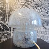 Lampe champignon en verre italien 1970