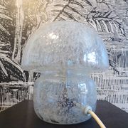 Lampe champignon en verre italien 1970