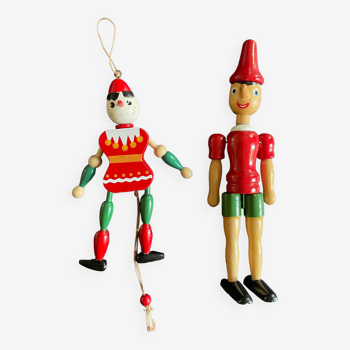 Pinocchios en bois