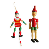 Pinocchios en bois