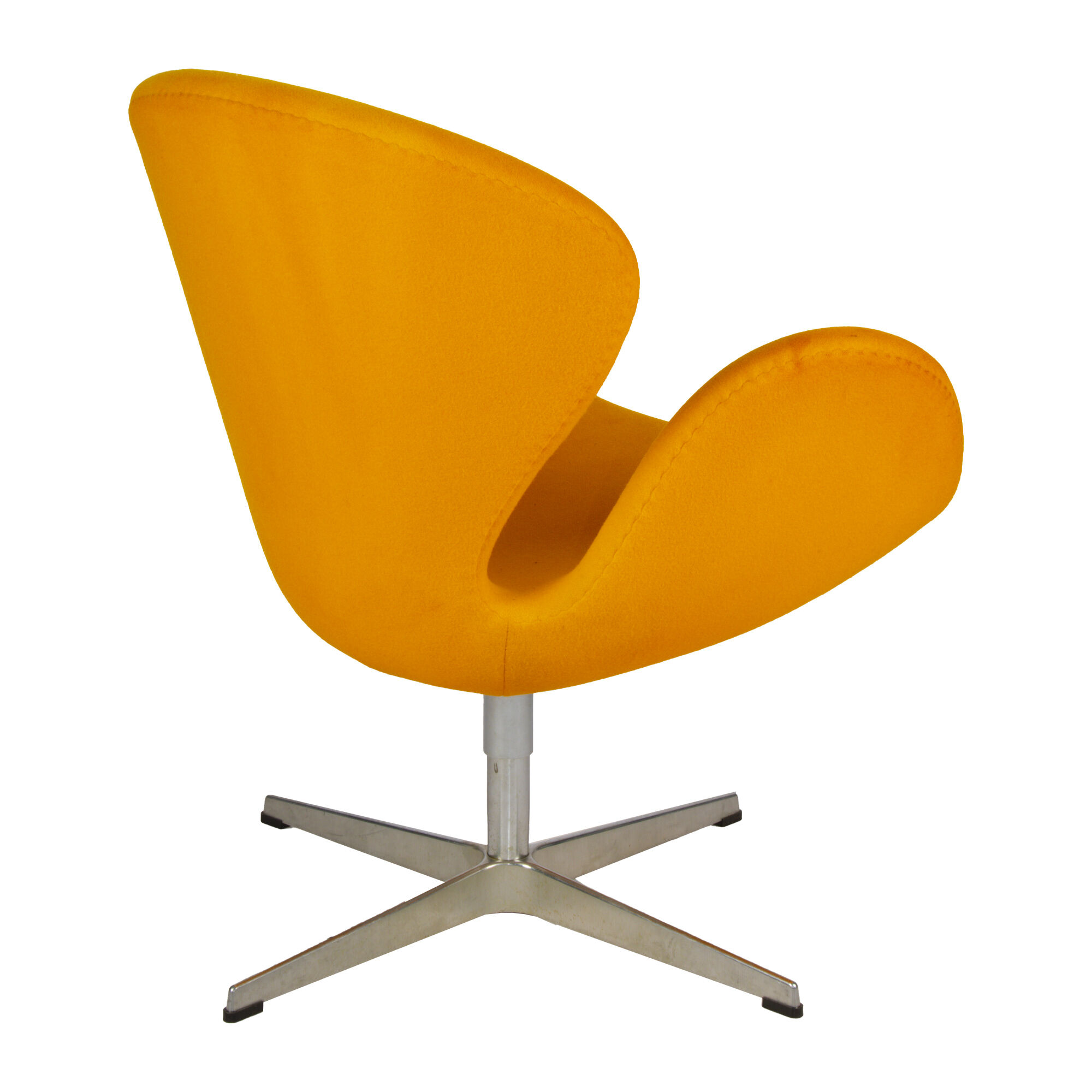 Yellow Model 3320 Swan Chair by Arne Jacobsen for Fritz Hansen