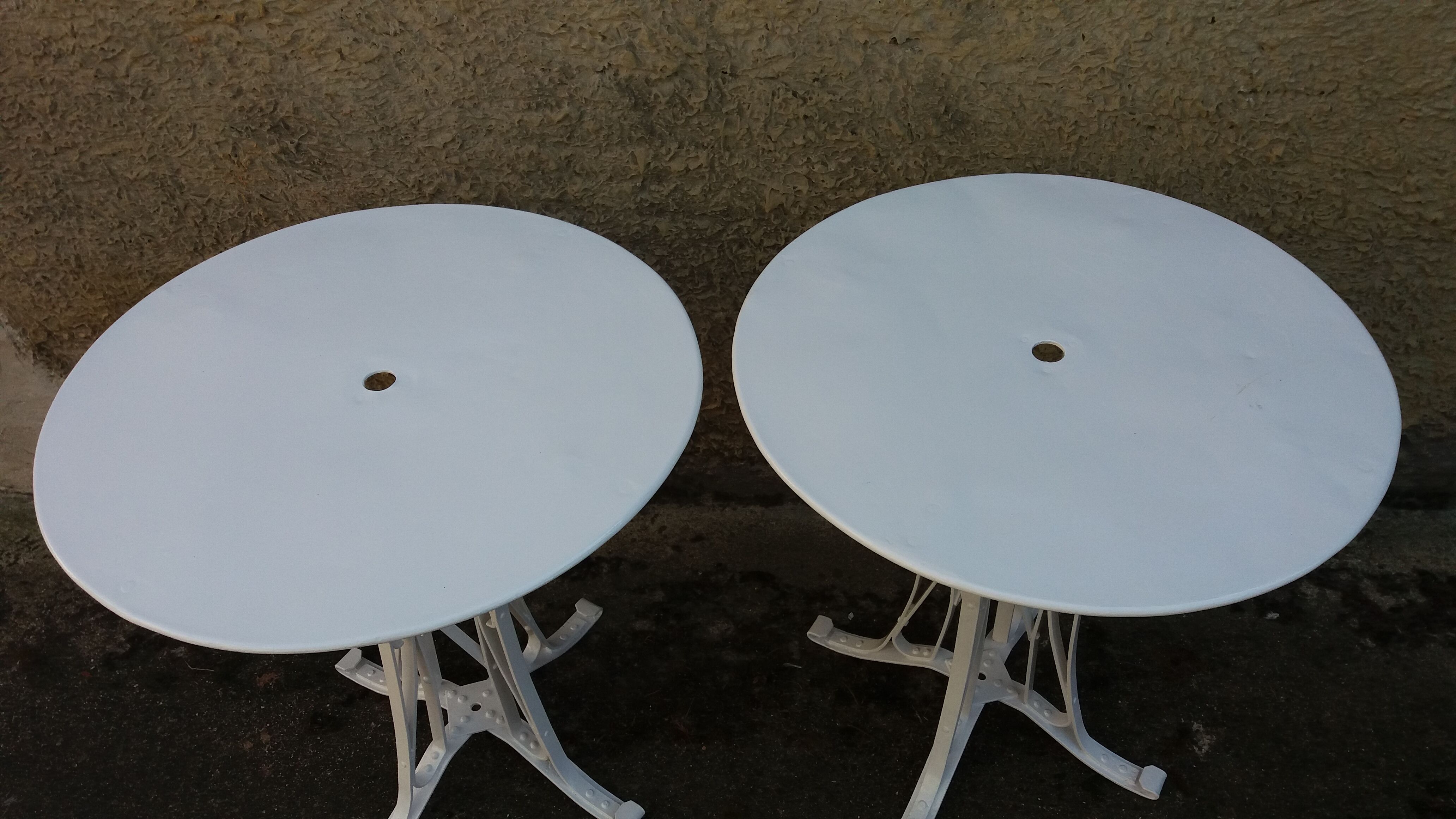 Pair of garden pedest sedest