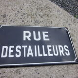 Old plaque rue destailleurs
