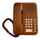 Old Thomson bakelite telephone and vintage wood