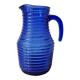 Vintage cobalt blue glass carafe/pitcher '1970s - Cisper