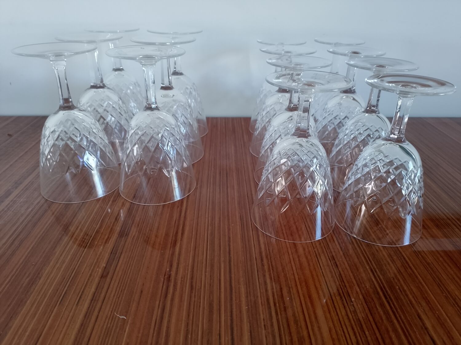 Set of wine glasses