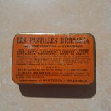 Old iron box of Britannia pastilles