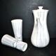 Vintage Niderviller Modernist Ceramic Coffee Pot 1960 with 2 Cups