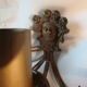 Wall mounted brass Golden 3 lights