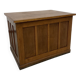 Oak and veneer counter or desk