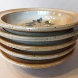 5 hollow plates Grès du Marais