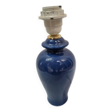 Blue ceramic lamp base