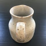 Pichet ancien grès ivoire