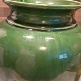 Vase vert H.26cm