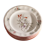 8 assiettes à dessert