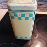 Box tolee spices flour kitchen 1900