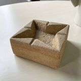 Square stone ashtray