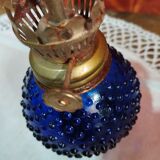Set of two old small oil or kerosene lamps