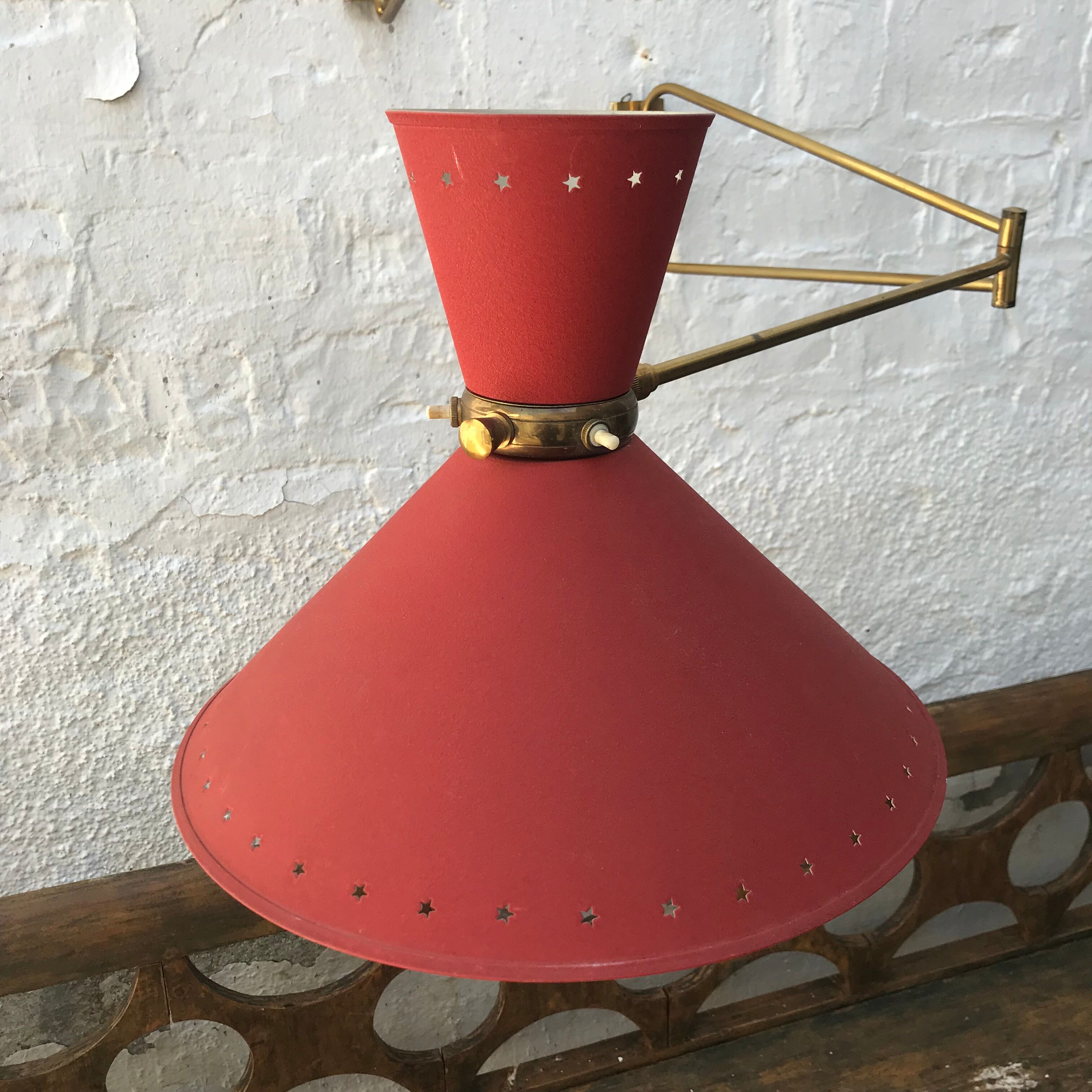 Diabolo sconces by René Mathieu circa 1950